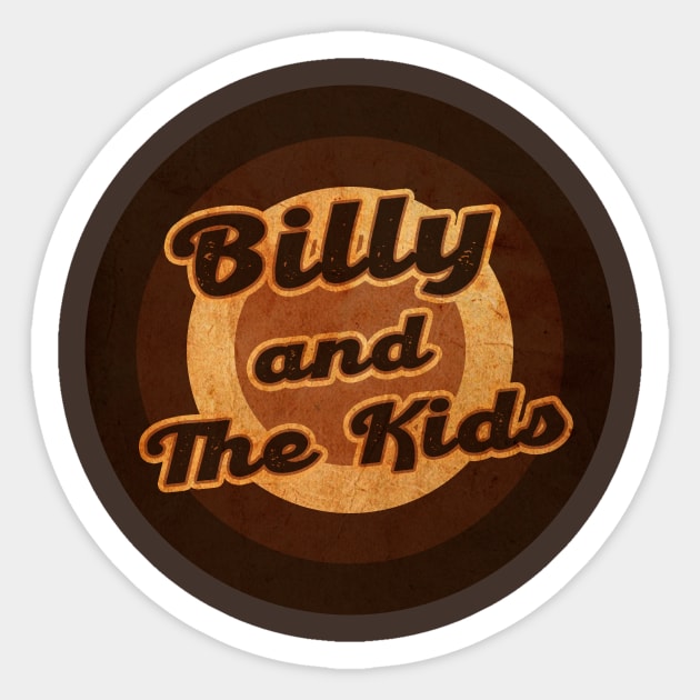 billy and the kids Sticker by no_morePsycho2223